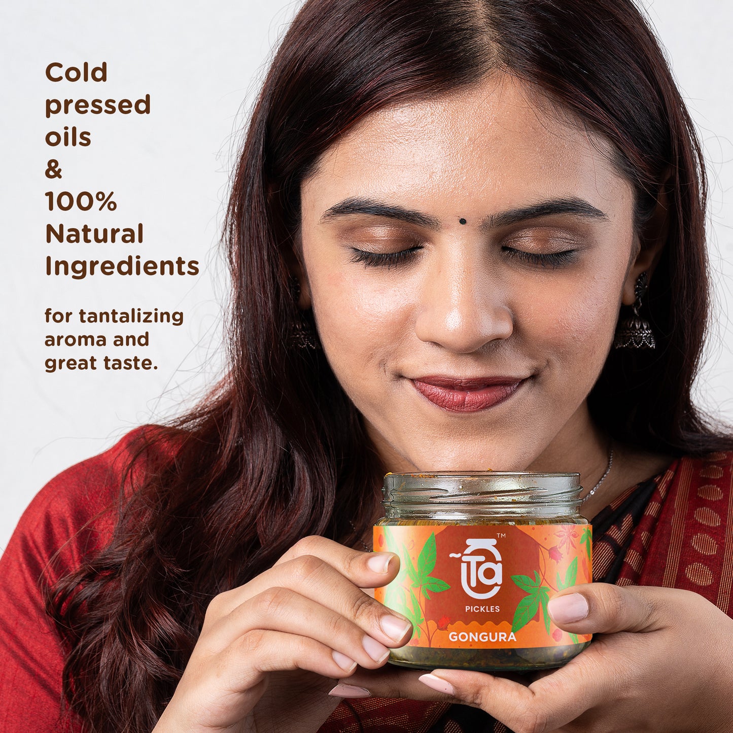 Ta Pickles | Gongura Pickle | 150 g | Made with Cold Pressed Oil | Homemade | Traditional Indian Taste | Natural | No Preservatives (150 gm)