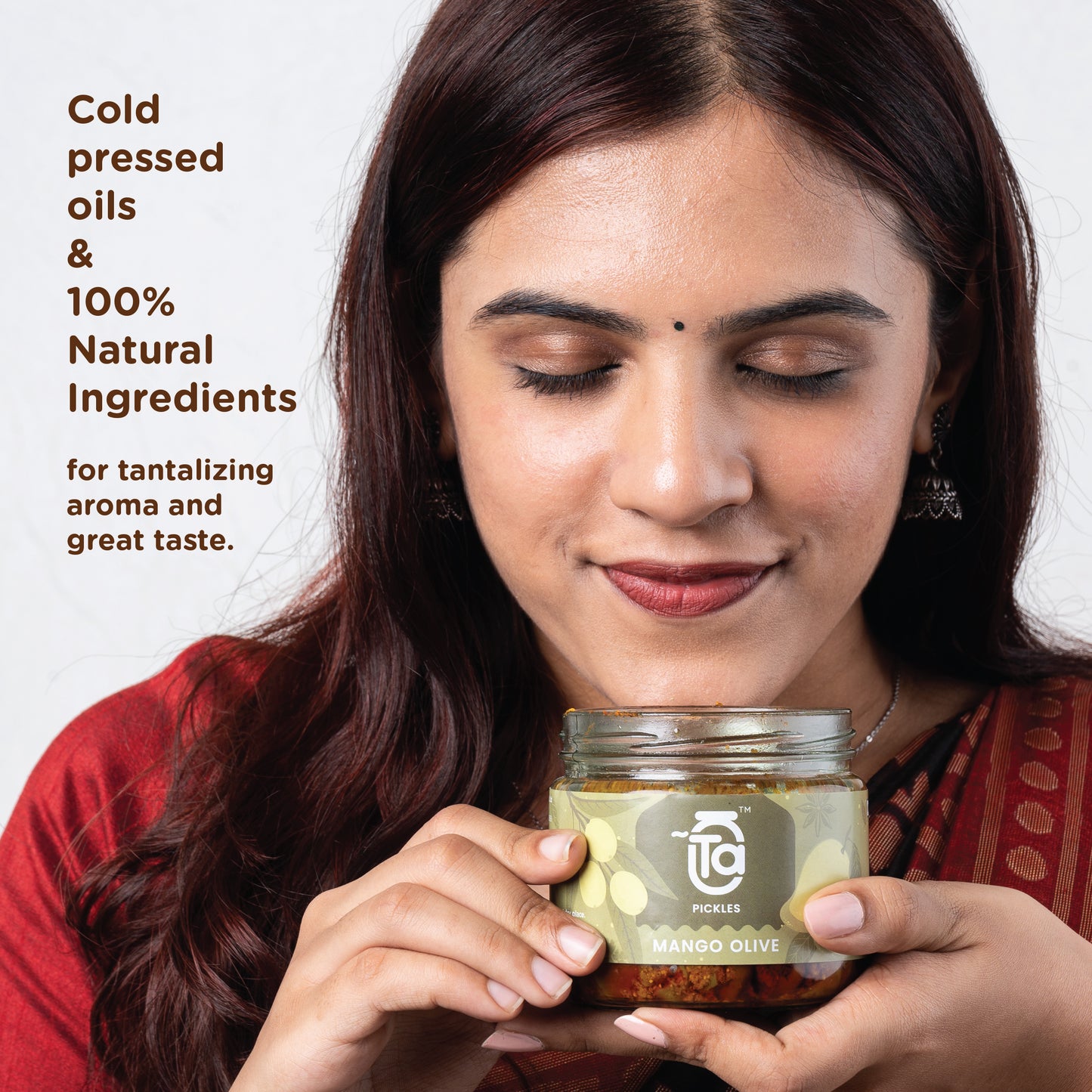Ta Pickles | Mango & Olive Pickle | 150g | Made with Cold Pressed Oil | Homemade | Traditional Indian Taste | 100% Natural | No Preservatives