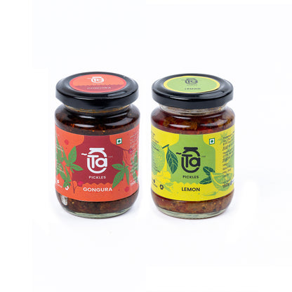 Gongura & Lemon Ginger Pickle - 150gm Made with Cold Pressed Oil