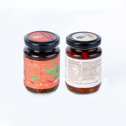 Gongura & Garlic Pickle - 150gm Made with Cold Pressed Oil