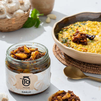 Gongura & Garlic Pickle - 150gm Made with Cold Pressed Oil