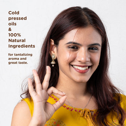 Small Onion & Mango Oilve Pickle - 150gm Made with Cold Pressed Oil