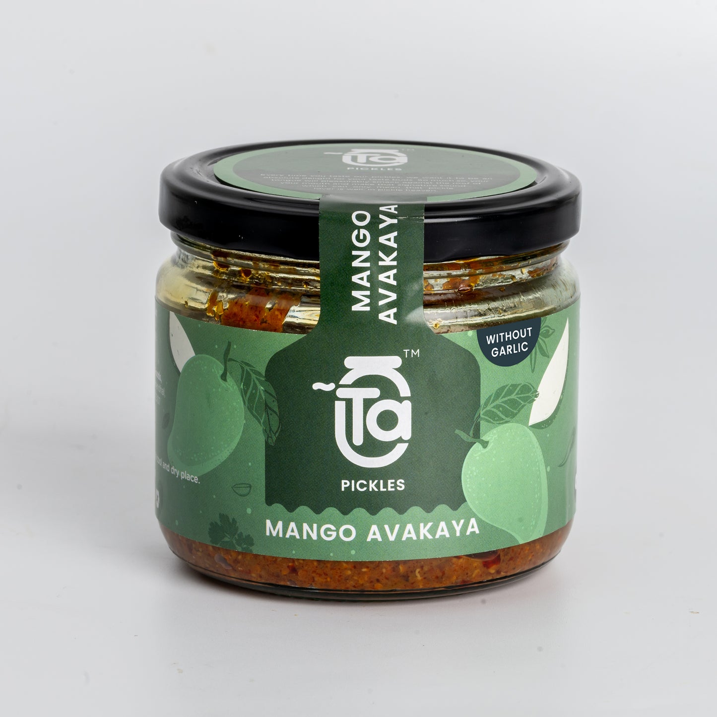 Mango Avakaya without garlic 275 gm - Made with cold-pressed oil & No preservatives