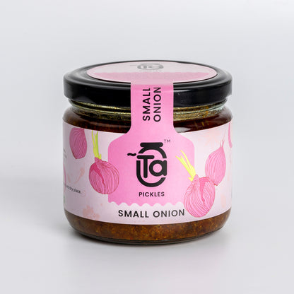 Small Onion Pickle 275 gm - Made with cold-pressed oil & No preservatives